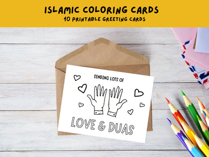 Coloring Greeting Cards -  10 Pack