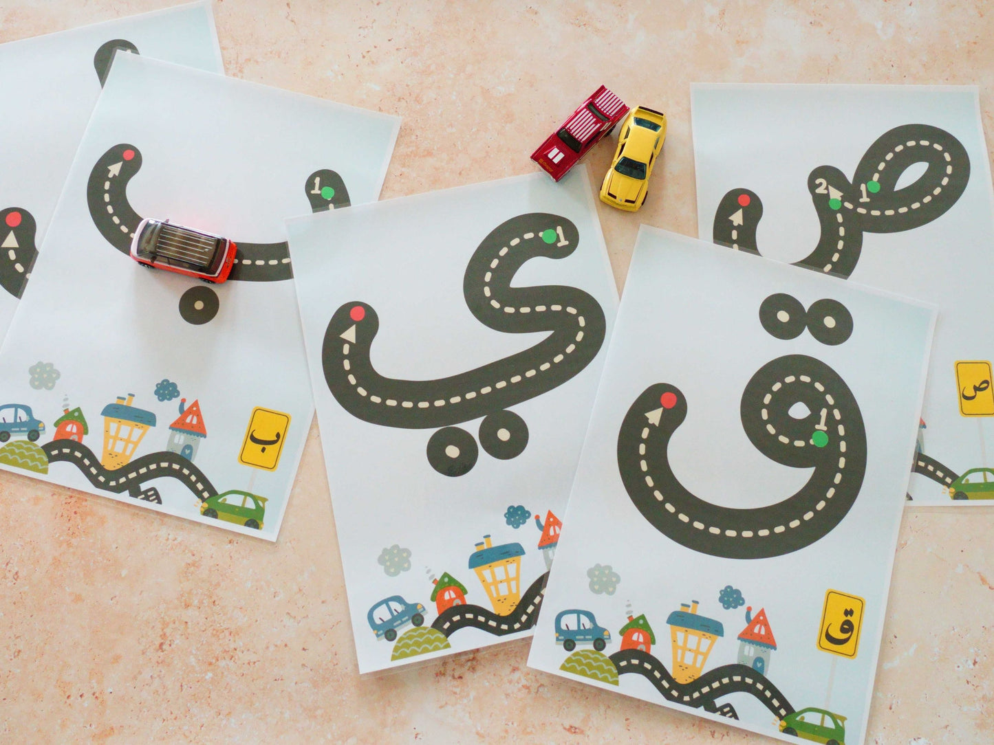 Arabic Alphabet Road Mat