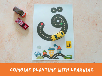 Arabic Alphabet Road Mat