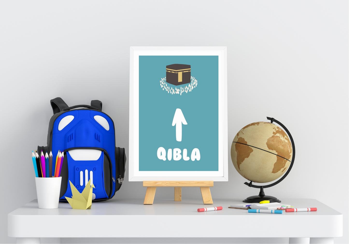 Islamic Wall Art Qibla Poster