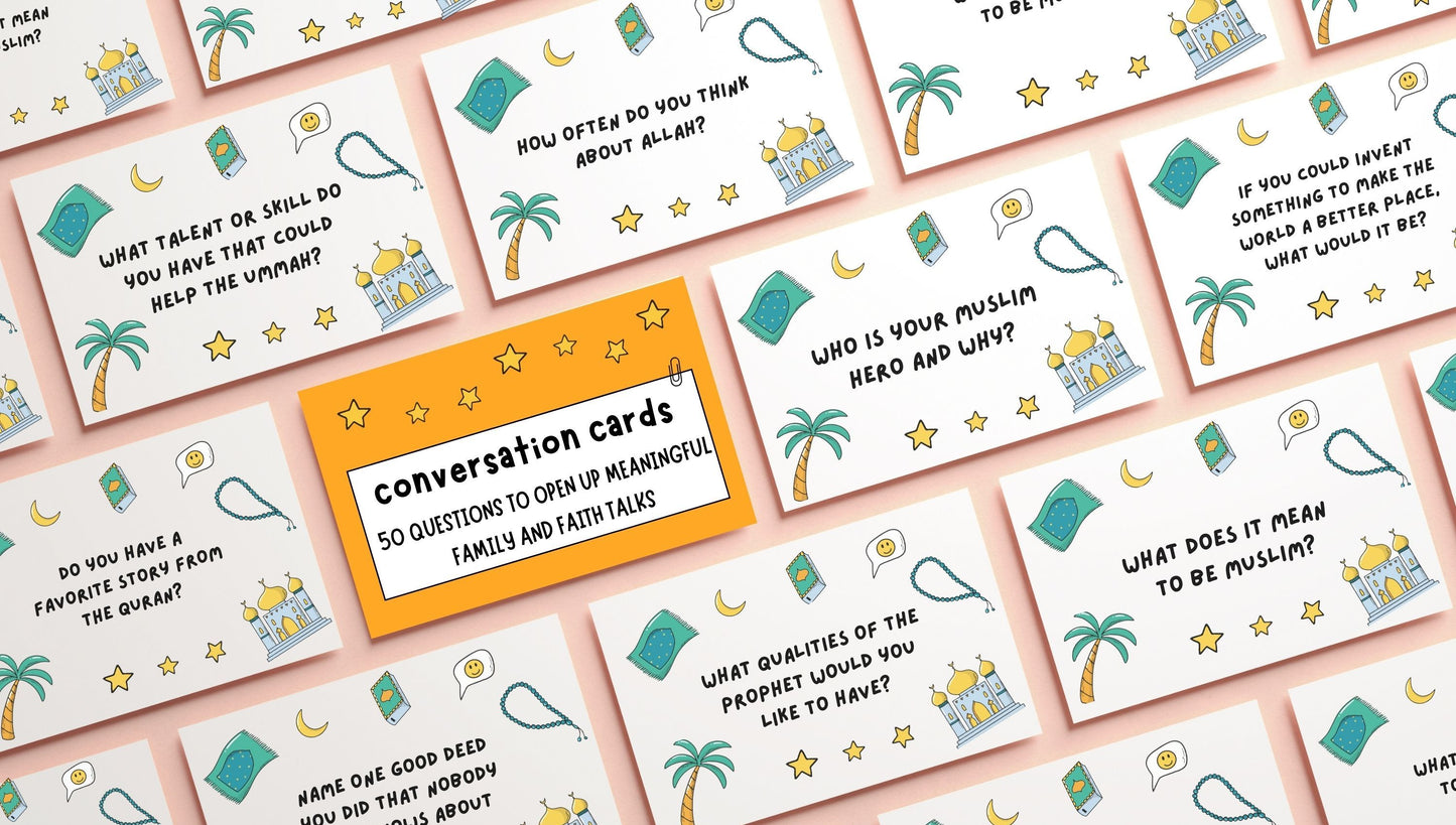 Islamic Conversation Cards Printable