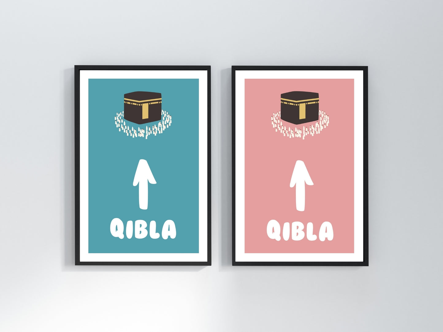 Islamic Wall Art Qibla Poster