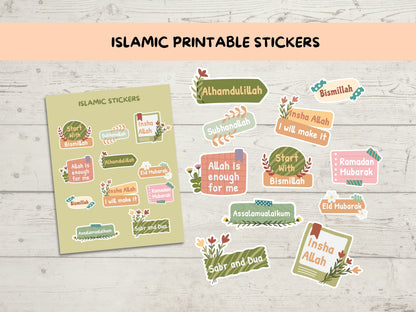 Islamic Printable Stickers