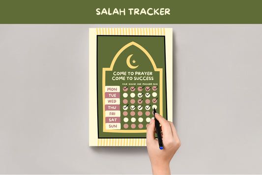 Prayer Chart Daily Salah Tracker